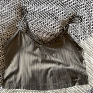 lululemon athletica Olive Green Tank Top